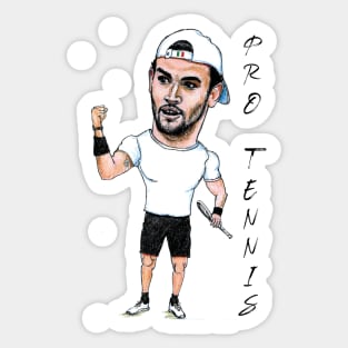 Matteo Berrettini Pro Tennis Sticker